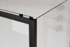 душевой уголок vincea city 110x90 vsr-5ct9011clb профиль черный, стекло прозрачное