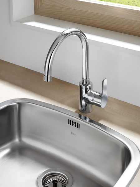смеситель для кухни roca l20 5a8409c0m