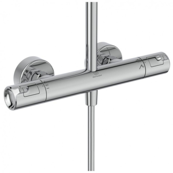 душевая система ideal standard ceratherm t50 a7565aa термостатическая цвет хром глянцевый