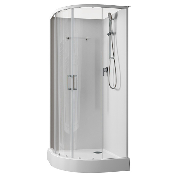 душевой поддон aquanet passion evo 00267908 для кабины, 80×80 см, белый