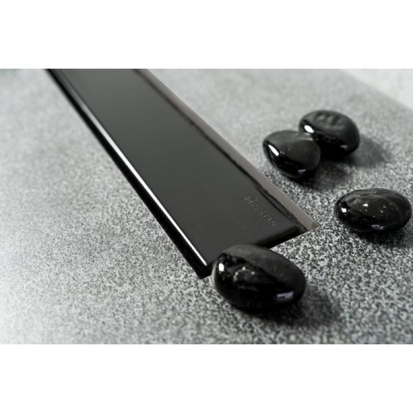 душевой трап 850 мм bettoserb frameless black matte line 13701322 2 в 1 с основой под плитку