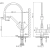 смеситель для кухни sancos dora sc4003mb черный матовый