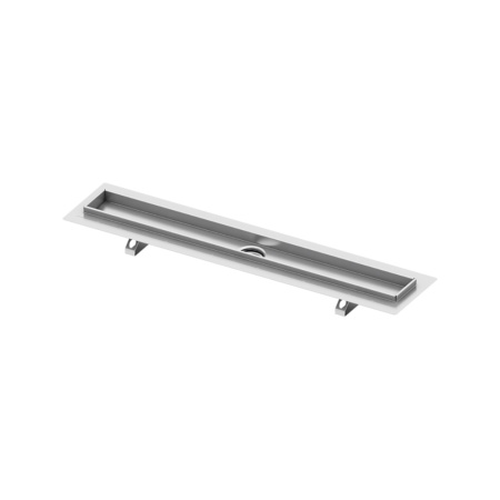 Душевой лоток Tece TECEdrainline 600700 70 см, прямой, без крышки, с гидроизоляцией Seal System, серебристый металлик