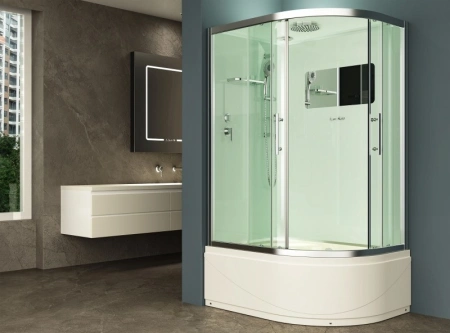 душевая кабина esbano est-129crb 120x90 l eskb129crbl без гидромассажа