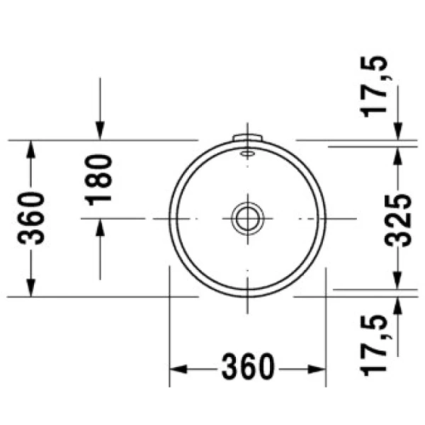 раковина встраиваемая duravit architec 36см белый 0319320000 раковина встраиваемая duravit architec 36см белый 0319320000