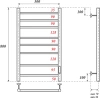 полотенцесушитель point аврора pn10858b электрический, 50x80 см, черный