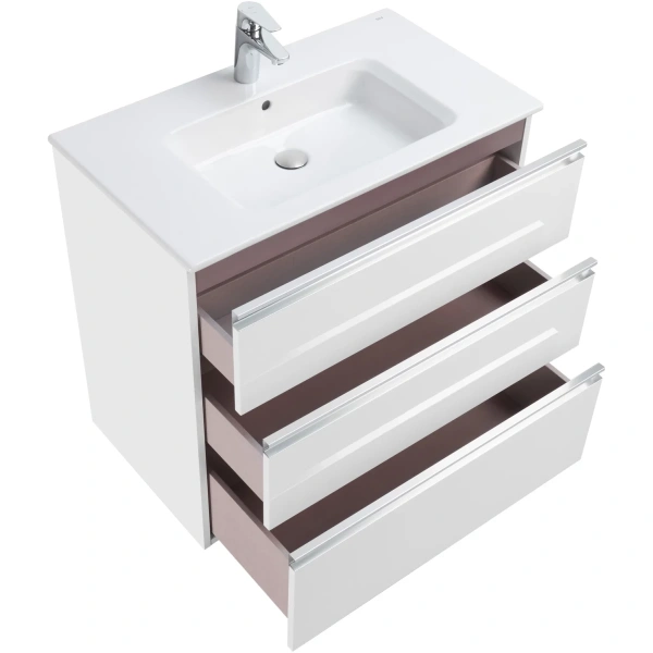 тумба белый глянец 78,5 см roca the gap a857406806