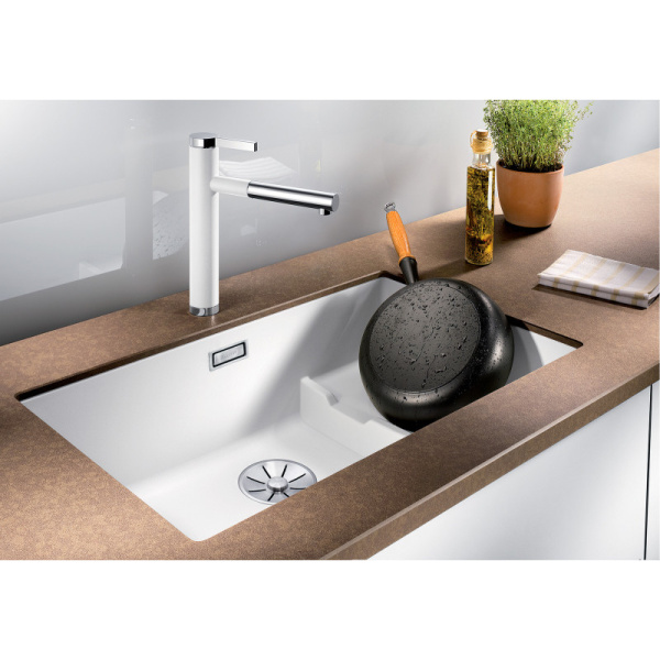 мойка кухонная blanco subline 700-u 523539 level темная скала