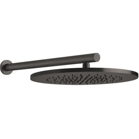 Верхний душ Gessi Gessi316 54148#707 Ø355 мм, с кронштейном, цвет шлифованное Black Metal PVD