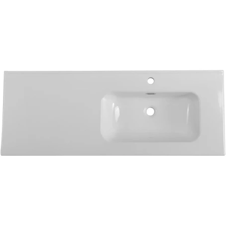 раковина belbagno bb1200etl-r 121 см, полувстраиваемая, цвет белая
