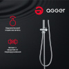 душевая система agger fresh a0494000 цвет хром