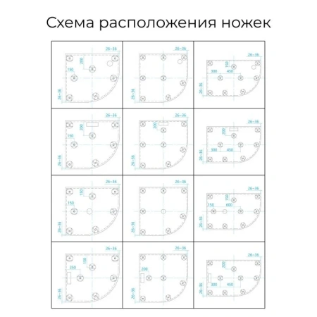 душевой поддон из искусственного камня rgw stone st/ar-g 120×90 16154129-02r графит