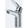 смеситель для раковины aquame prato aqmp6111 с донным клапаном, хром