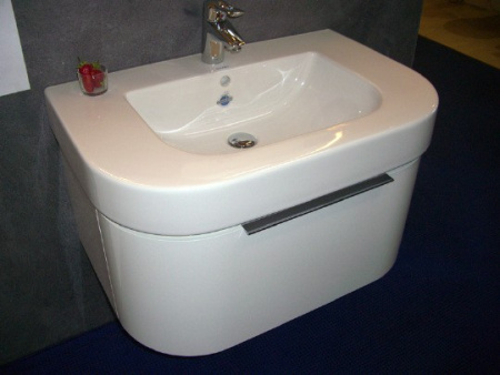 раковина подвесная duravit happy d 0417650000 65 см белый