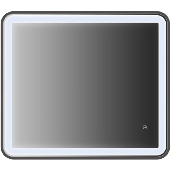 зеркало iddis cloud 80 с подсветкой черный матовый
