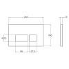 инсталляция belbagno bb026/bb042bl с белой глянцевой клавишей смыва