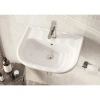 раковина roca access zru9307608 50x41 см, подвесная, белый