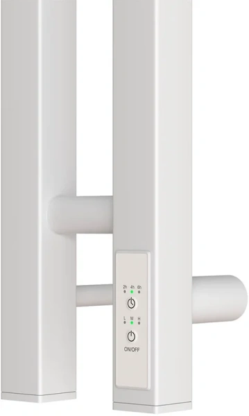 полотенцесушитель point гермес pn13812w электрический, 10x120 см, белый