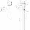 гигиенический комплект abber rund af8725, цвет хром
