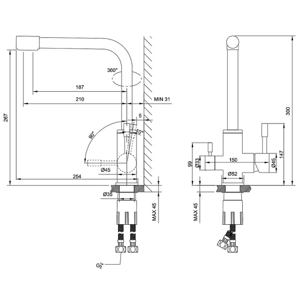 смеситель для кухни lemark expert lm5061lgn светлое золото