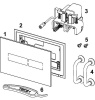 кнопка для инсталяции tece lux mini 9240961 сенсорная черная