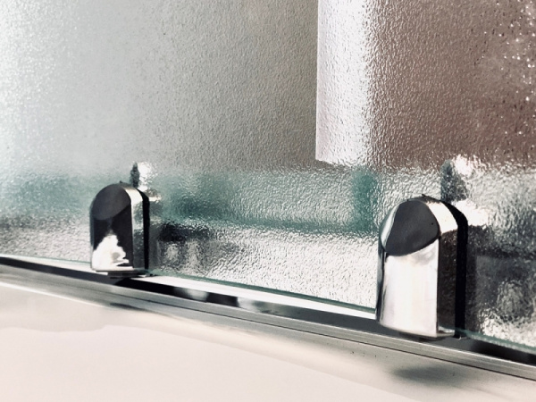 душевой уголок royal bath нк 100×100 rb100hk-c-ch с поддоном профиль хром, стекло матовое