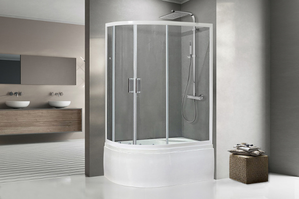 душевой уголок royal bath rb 8120bk-t-r
