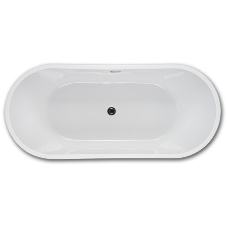 акриловая ванна cerutti spa resia 168x73 7388 белая