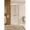 Душевой уголок Roca Leon ZRU9307665 89x89 см, профиль хром, стекло прозрачное