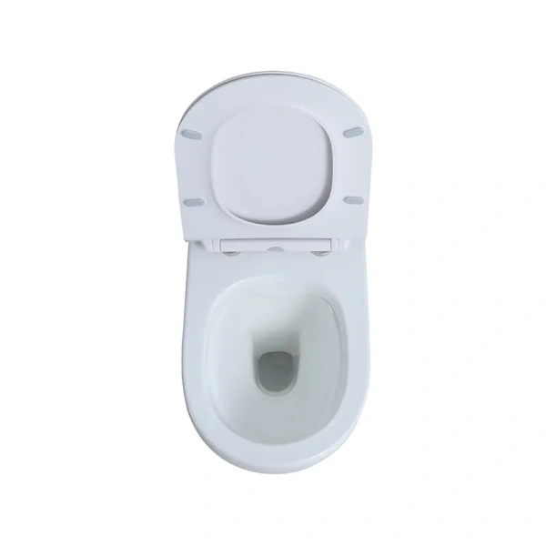 унитаз nemo 817b-2 подвесной, безободковый, крышка микролифт, glossy white