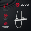душевая система agger slim a2291200 цвет хром