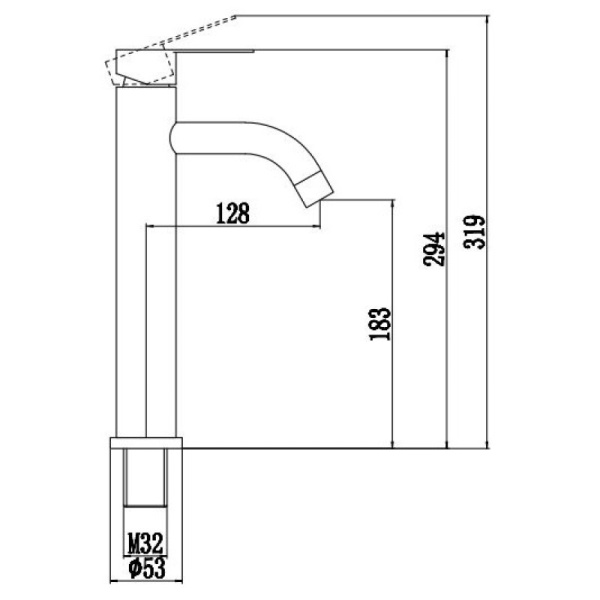 смеситель для раковины fmark fs8211h
