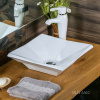 раковина melana a562-805 накладная, 42x42 см, белая