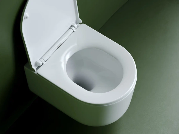 унитаз ceramicanova ulma cn4006t подвесной, безободковый, с сиденьем микролифт, белая