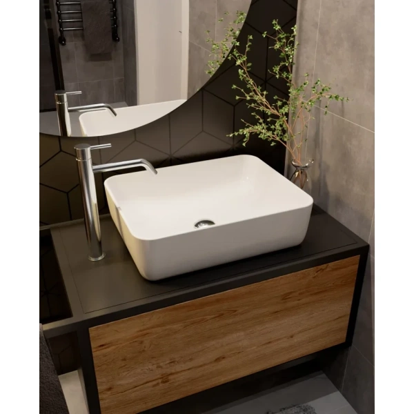 смеситель для раковины aquame siena aqm6214cr без донного клапана, хром