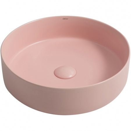 Раковина 40x40 см Abber Bequem AC2109MP, цвет розовый матовый