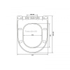 комплект унитаза с инсталляцией berges novum rimless 043246 с сиденьем микролифт и черной клавишей смыва
