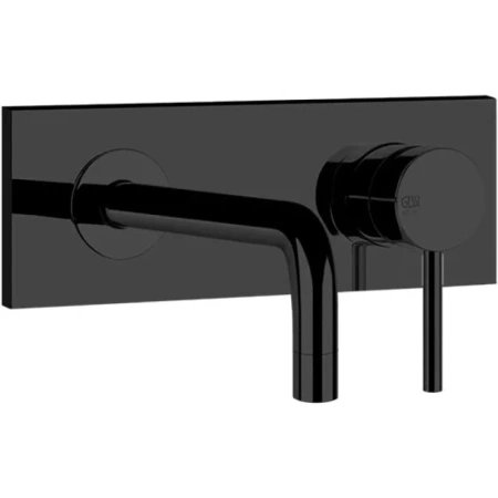 Смеситель Gessi Via Tortona 44827#299 для раковины, встраиваемый, внешняя часть, цвет черный XL