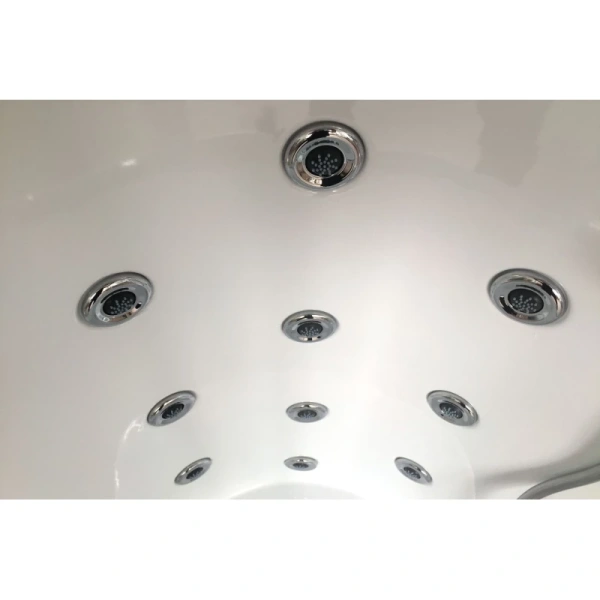 душевой бокс royal bath alp 140х95 rb140alp-t-l с гидромассажем