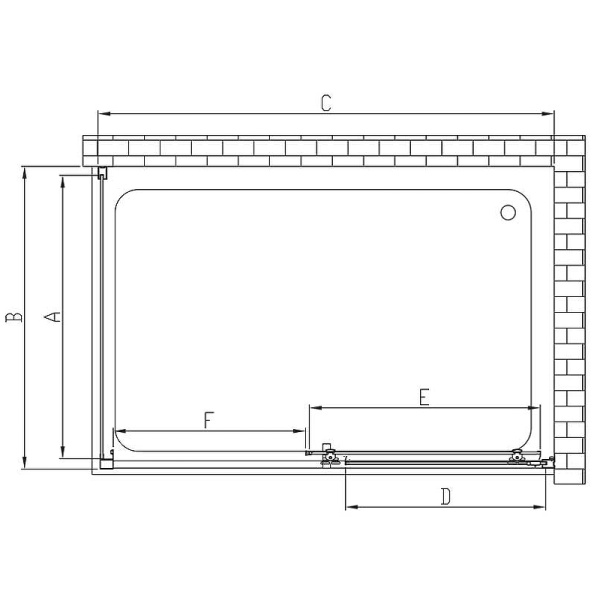 душевой уголок vincea alpha 120×90 vsr-3al9012clgm профиль вороненая сталь, стекло прозрачное