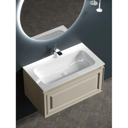 тумба под раковину sancos very 80 vr80ce подвесная beige soft
