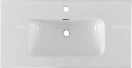 раковина 90 см aquanet flat 00284029 белая