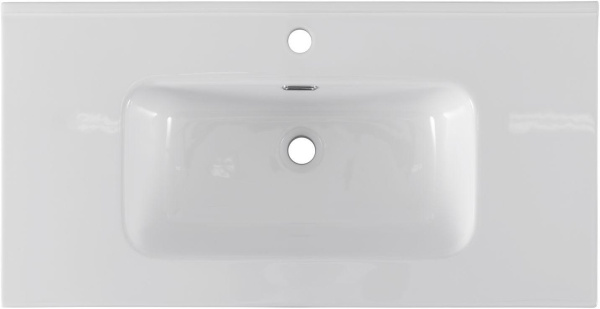 раковина 90 см aquanet flat 00284029 белая