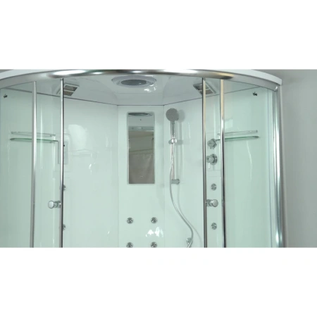 душевой бокс timo lux 150x150 t-7755 с гидромассажем