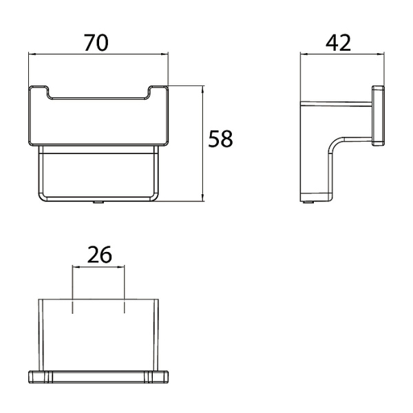 Emco Emco Cue Крючок двойной, цвет: хром Emco Emco Cue Крючок двойной, цвет: хром