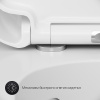 унитаз am.pm sensation flashclean ck30h0904w подвесной с гигиеническим душем и ершиком с сиденьем микролифт