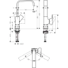 смеситель для раковины с донным клапаном hansgrohe metropol 32511700