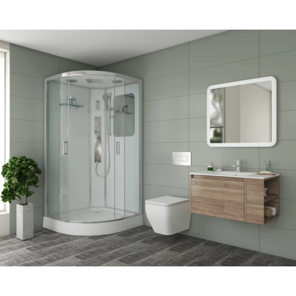 душевая кабина niagara premium 100x100 ng-6002-01g с гидромассажем