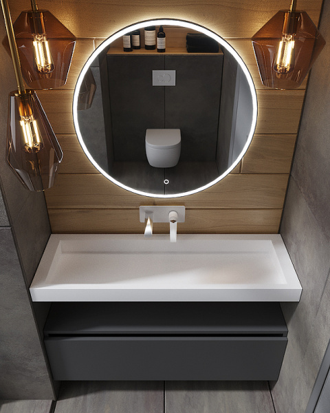 раковина boheme armadi art flat 120 859-120-1 белая