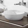раковина villeroy & boch artis 417943bct6 накладная, ø43 см, full moon (полнолуние) с покрытием ceramicplus